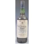 VINTAGE BOTTLE OF BERRY BROS ST JAMES'S FINE RUBY PORT