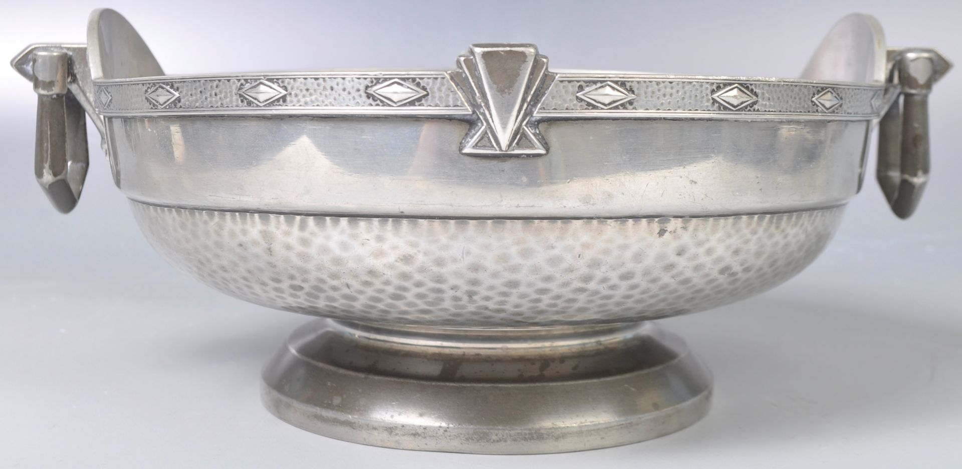 FRANK COBB PEWTER ARTS AND CRAFTS BOWL RETAILED BY LIBERTY