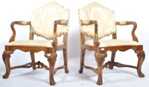 PAIR OF EARLY 18TH CENTURY QUEEN ANNE WALNUT CHAIRS