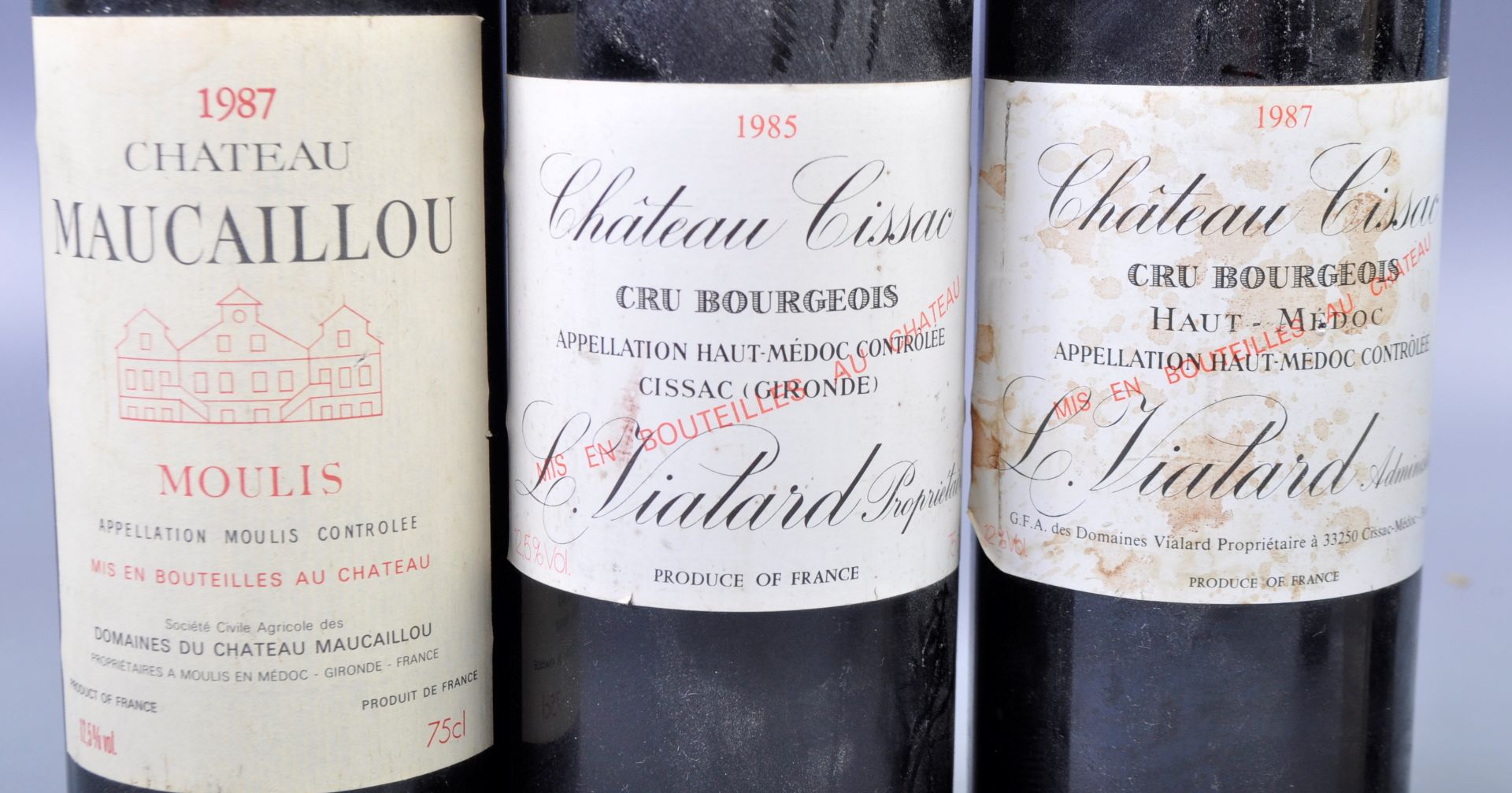 GOOD MIXED GROUP OF VINTAGE FRENCH RED WINE - Bild 2 aus 4