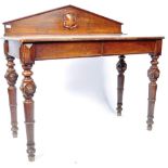 19TH CENTURY VICTORIAN ANTIQUE GOTHIC HALL TABLE