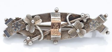 Payton Pepper & Co Silver & Gold Forget Me Not Brooch