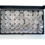 A large collection of cased Gem Collectors, specimen gemstones