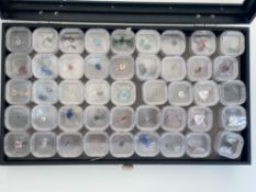 A large collection of cased Gem Collectors, specimen gemstones