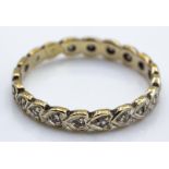 9ct Gold & Diamond Eternity RIng