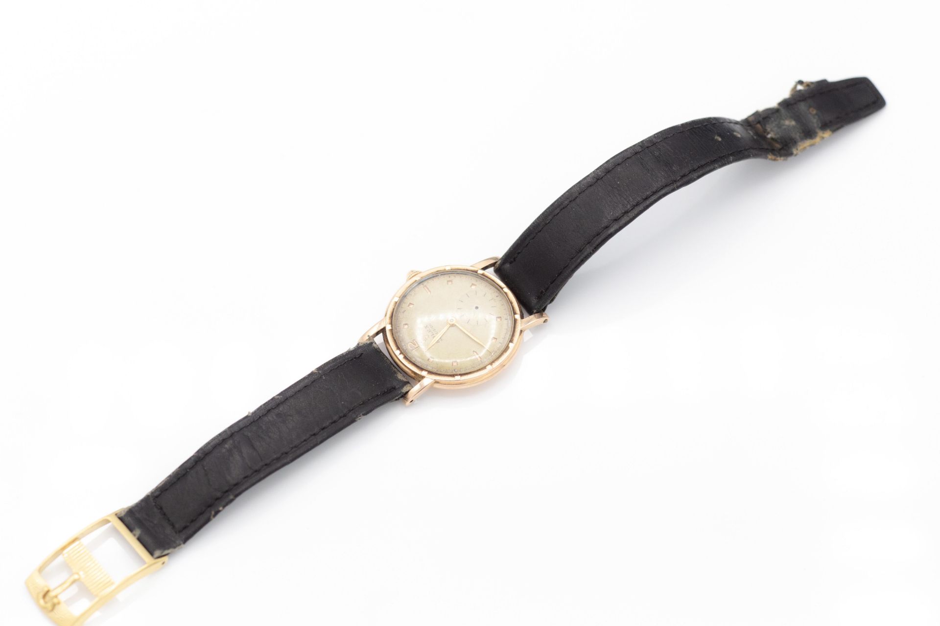 Rolex 10k 0.417 Gold Gentlemans 1950s Wrist Watch - Bild 2 aus 5