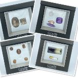 A Collection of Large Cased Gem Collectors Specimen Gemstones