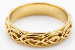 9ct Gold Edinburgh Hallmarked Clogau Annwyl Band Ring