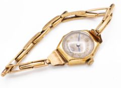 Ladies 9ct Gold Rolex Prima Cocktail Watch - 1937