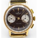 1960s Breitling Top Time Panda Face Wristwatch