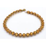 9ct Gold & Songea Sunset Sapphire Bracelet