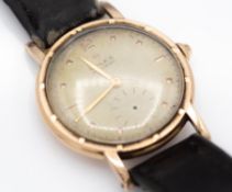 Rolex 10k 0.417 Gold Gentlemans 1950s Wrist Watch