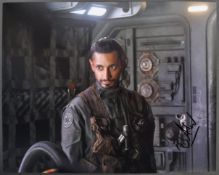 STAR WARS - RIZ AHMED - BODHI ROOK - SIGNED PHOTOG