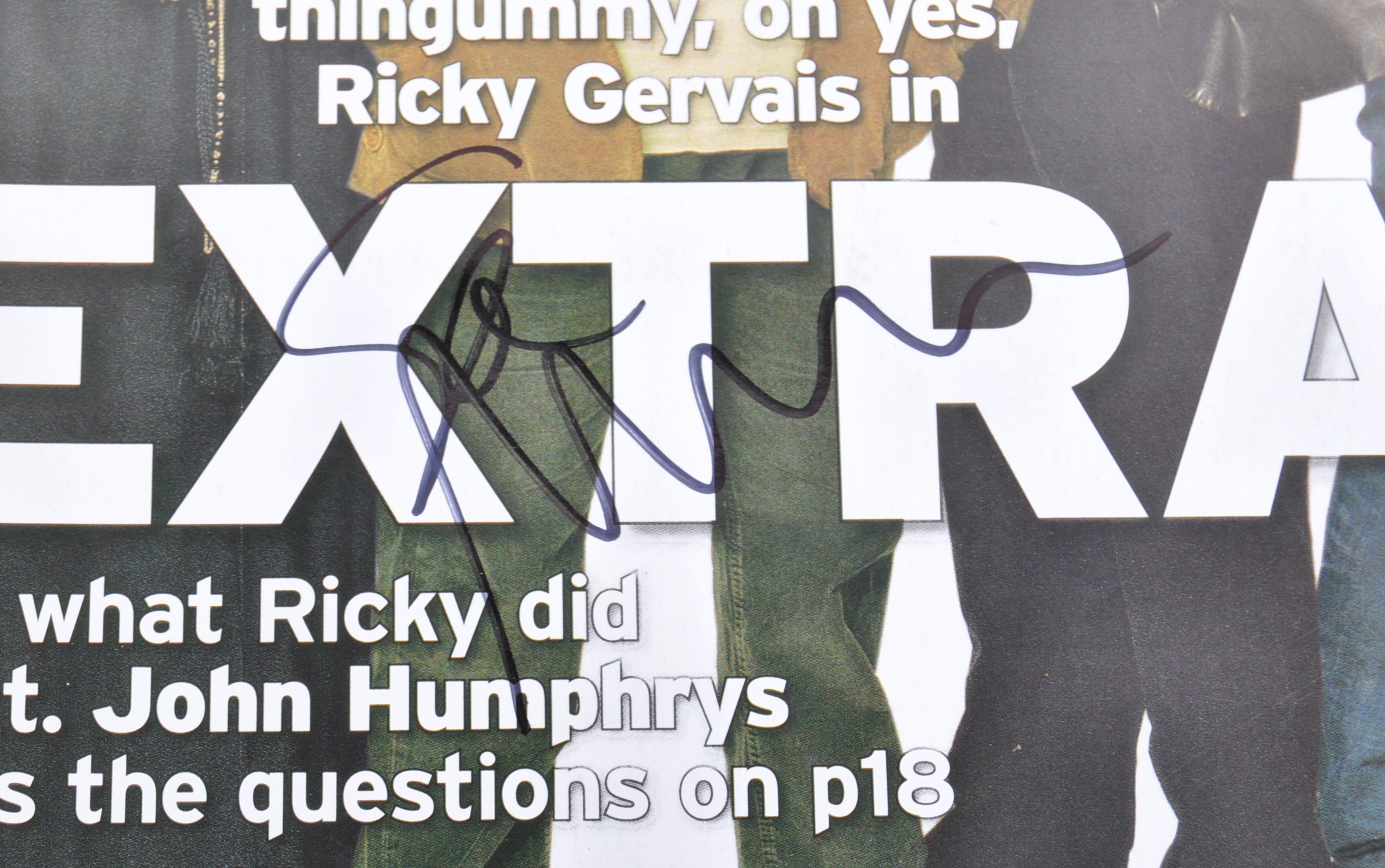 STEPHEN MERCHANT COLLECTION - EXTRAS - SIGNED RADI - Image 2 of 2