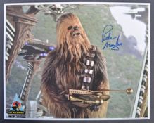 STAR WARS - PETER MAYHEW - CELEBRATION IV SIGNED P