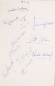 PETER WYNGARDE ESTATE - VINTAGE AUTOGRAPH BOOK - I