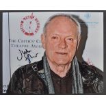 JULIAN GLOVER AUTOGRAPHED PHOTOGRAPH 8X10"