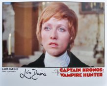 CLASSIC HORROR - LOIS DAINE - AUTOGRAPHED PHOTOGRA