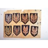 RARE COLLECTION OF WWII RELATED SAS CLOTH BERET PATCHES