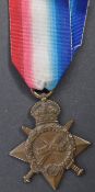 WWI FIRST WORLD WAR 1914-15 STAR MEDAL & RIBBON