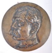 WWI BRONZE MEDALLION PLAQUE OF LORD KITCHENER