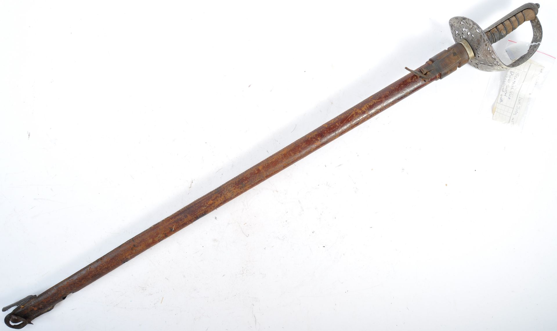 UNUSUAL 19TH CENTURY SCOTTISH OFFICERS SWORD WITH TOLEDO BLADE - Image 8 of 8