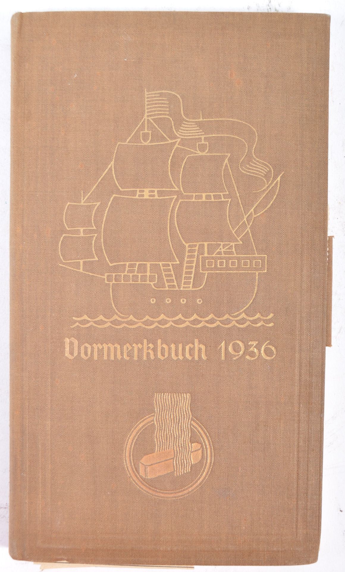 ORIGINAL PRE-WWII GERMAN DIARY FOR 1936 - INCLUDING NEWSPAPER CUTTINGS