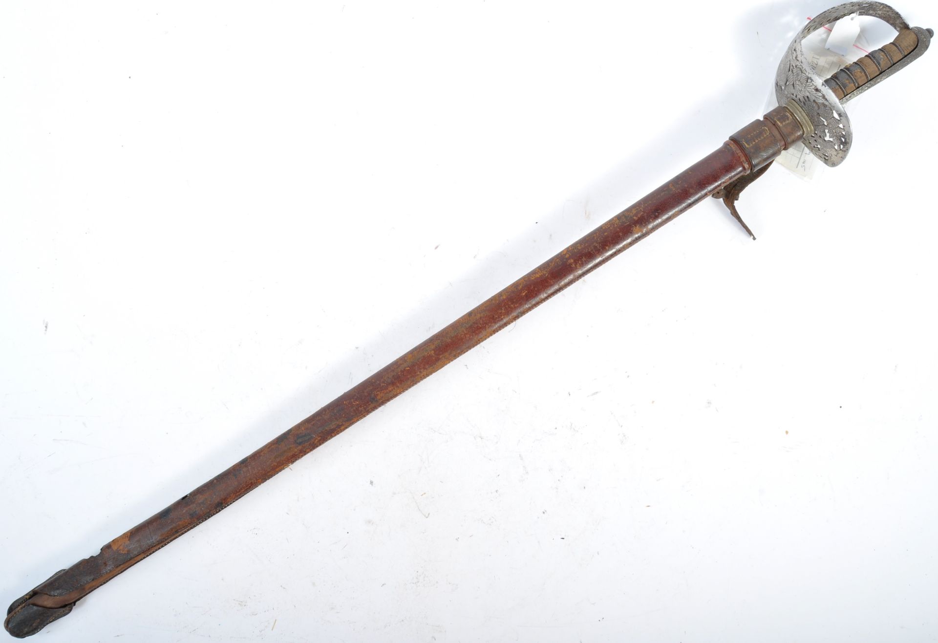 UNUSUAL 19TH CENTURY SCOTTISH OFFICERS SWORD WITH TOLEDO BLADE - Image 7 of 8