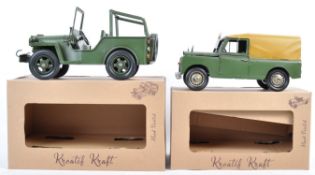 KREATIF KRAFT MADE HAND PAINTED TINPLATE MODEL JEEPS