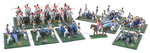 COLLECTION OF 1/32 SCALE PLASTIC NAPOLEONIC SOLDIER FIGURES