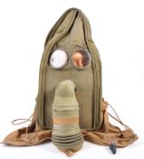 ORIGINAL SECOND WORLD WAR BRITISH INVALID HELMET RESPIRATOR