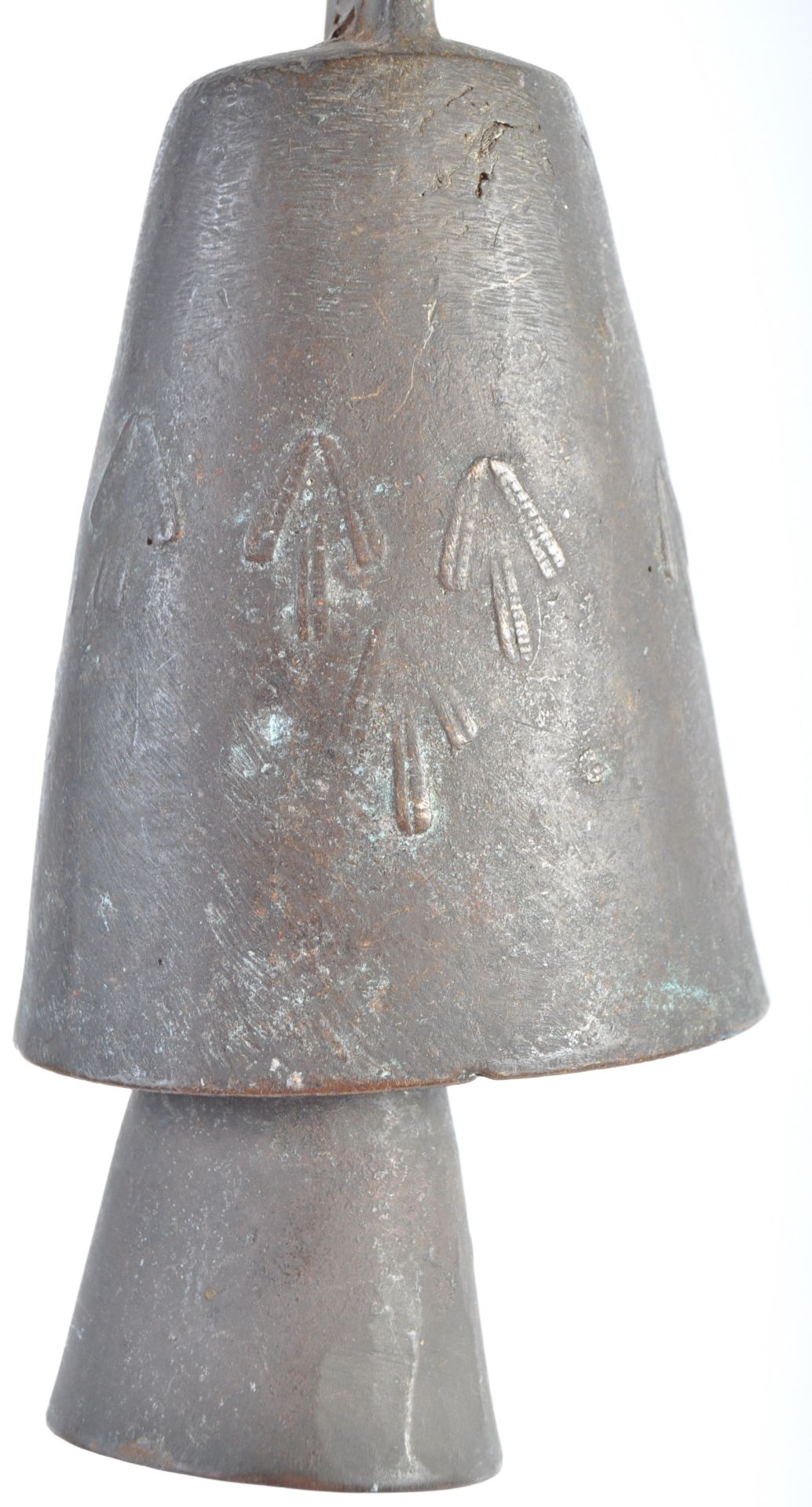 UNUSUAL WWI FIRST WORLD WAR PERIOD WAR DEPARTMENT COW BELL - Image 4 of 4