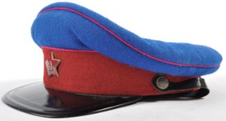 SOVIET RUSSIAN UNION WWII PATTERN SECRET POLICE OFFICERS HAT