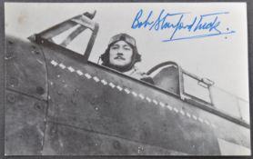 BOB STANFORD TUCK - WWII BRITISH FIGHTER ACE SIGNED PHOTOGRAPH