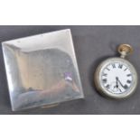 HMS H44 WWII BRITISH SUBMARINE HALLMARKED SILVER BOX & WATCH