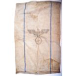 ORIGINAL WWII GERMAN NAZI THIRD REICH CLOTH GRAIN SACK