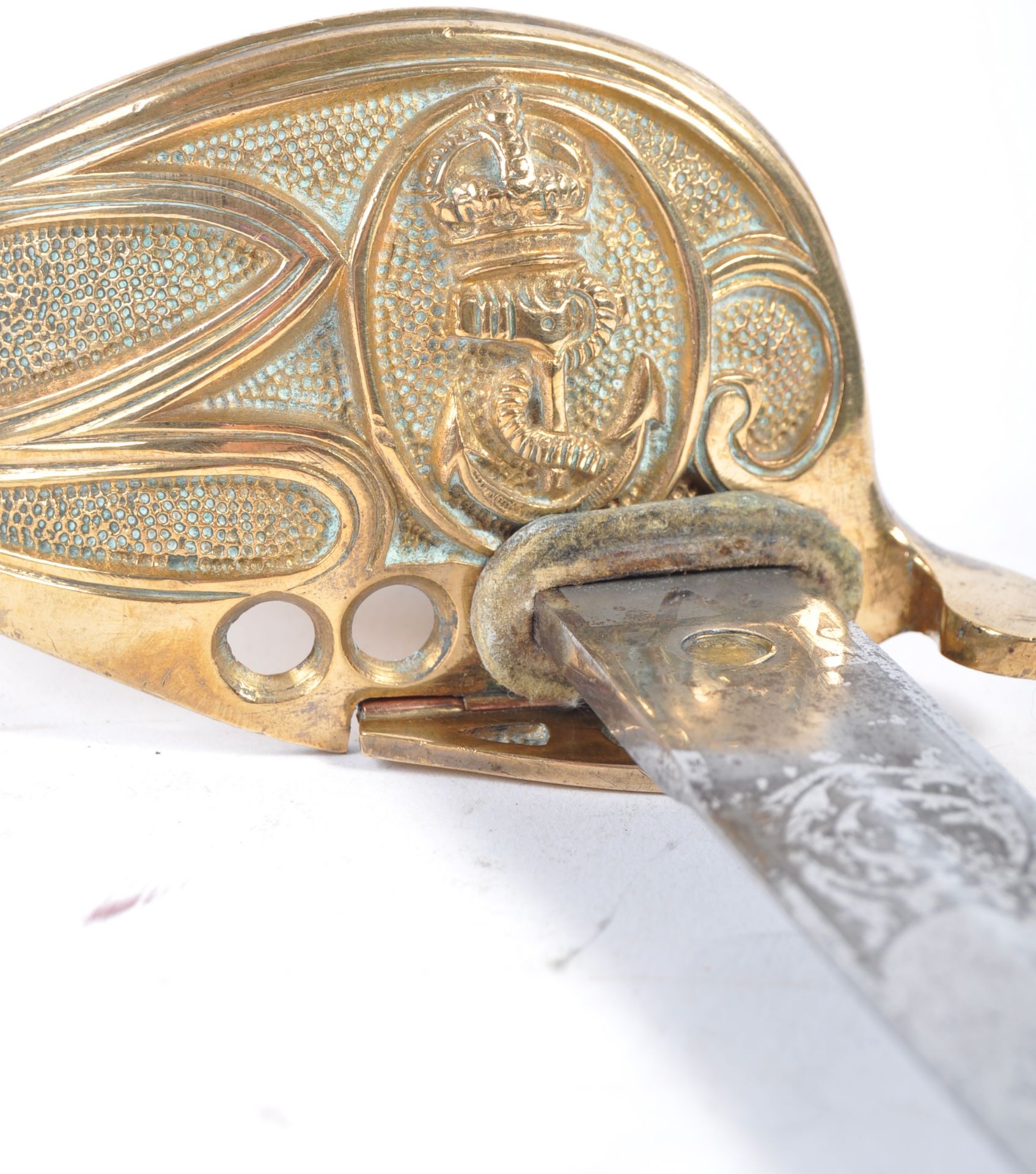 19TH CENTURY VICTORIAN NAVAL OFFICERS DRESS SWORD - Image 6 of 6