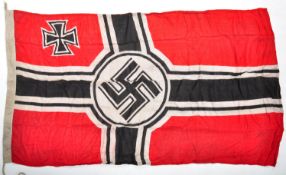 WWII SECOND WORLD WAR RELATED KRIEGSMARINE NAVY FLAG