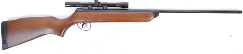 ORIGINAL VINTAGE BSA .22 CALIBRE AIR RIFLE AND SCOPE