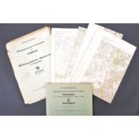 ORIGINAL WWII GERMAN BOMBING MAPS OF BRISTOL, BATH & SOUTH ENGLAND