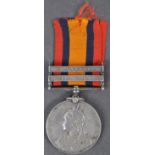 BOER WAR QUEEN'S SOUTH AFRICAN WAR MEDAL WITH CLASPS