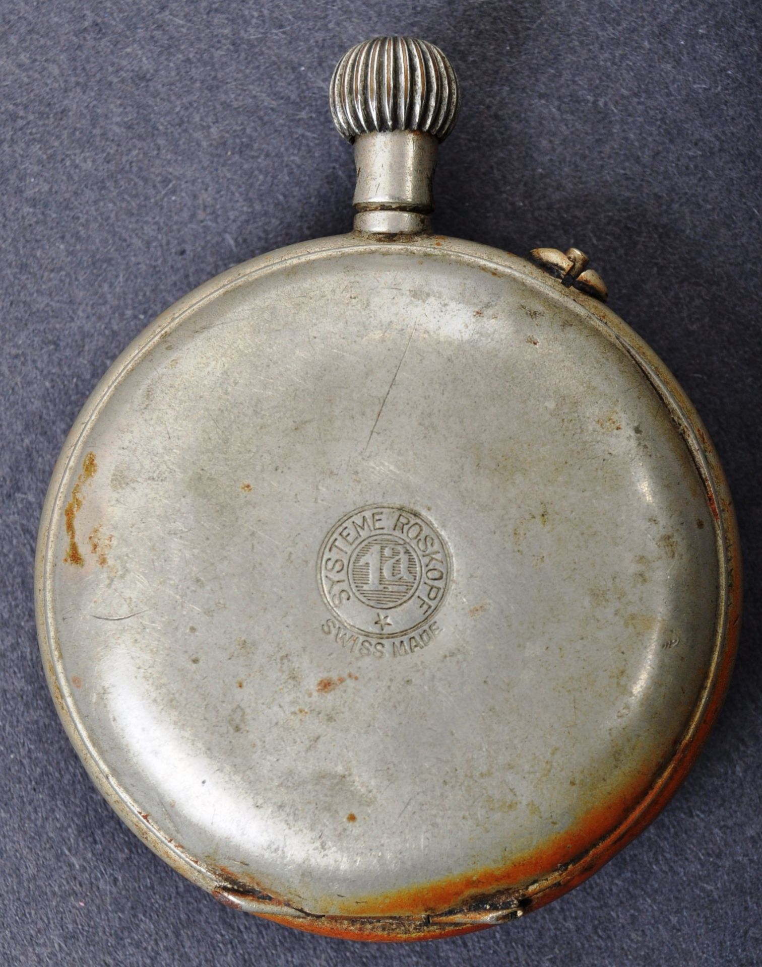 MAHATMA GANDHI - SILVER PLATE POCKET WATCH GIFTED FROM GANDHI - Image 2 of 7