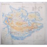 FALKLAND'S WAR OPERATION CORPORATE MANOEUVRE MAP