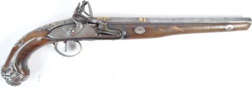 ANTIQUE TURKISH OTTOMAN EMPIRE FLINTLOCK PISTOL