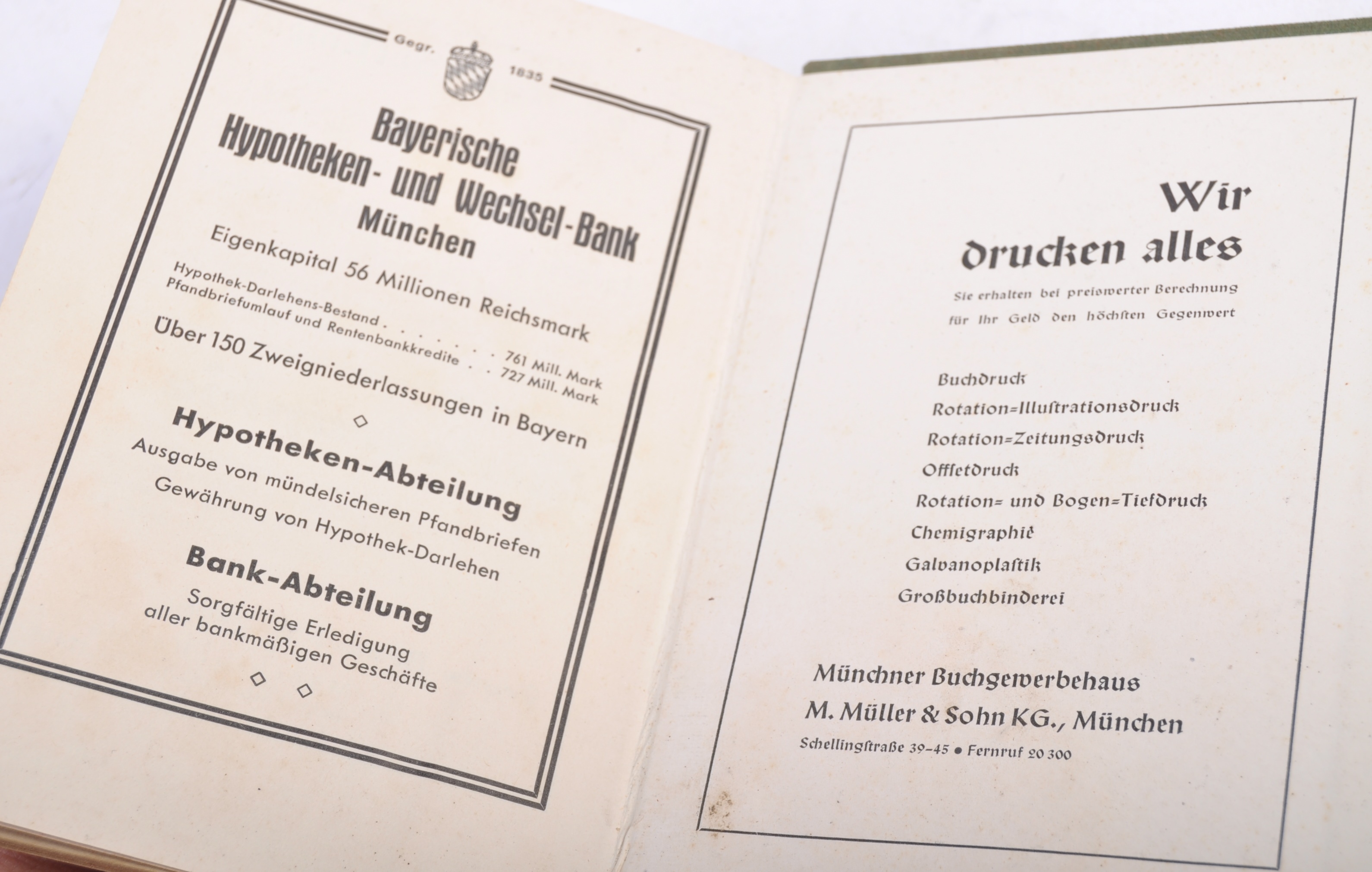 PRE-WWII GERMAN BOOK - LISTING HIGH RANKING REICH LEADERS - Image 7 of 7