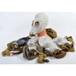 COLLECTION OF X5 RUSSIAN SOVIET UNION GP-5 RESPIRATORS