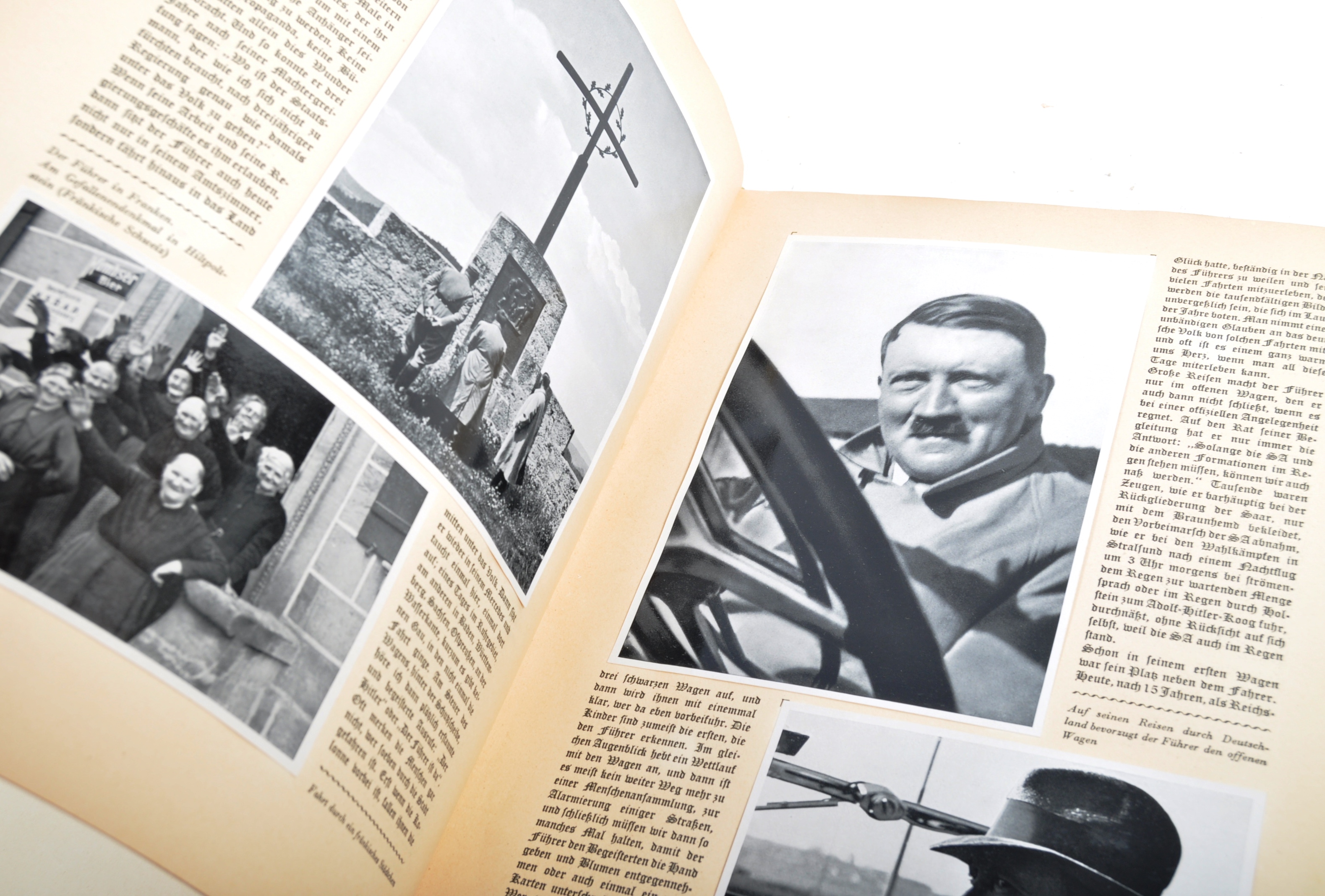 PRE WWII THIRD REICH ADOLF HITLER PICTURE COLLECTING BOOK - Image 2 of 6