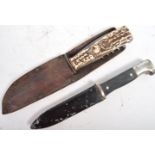 WWII SECOND WORLD WAR HITLER YOUTH DAGGER & HUNTING KNIFE