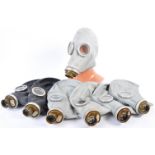 COLLECTION OF X7 RUSSIAN SOVIET UNION GP-5 RESPIRATORS