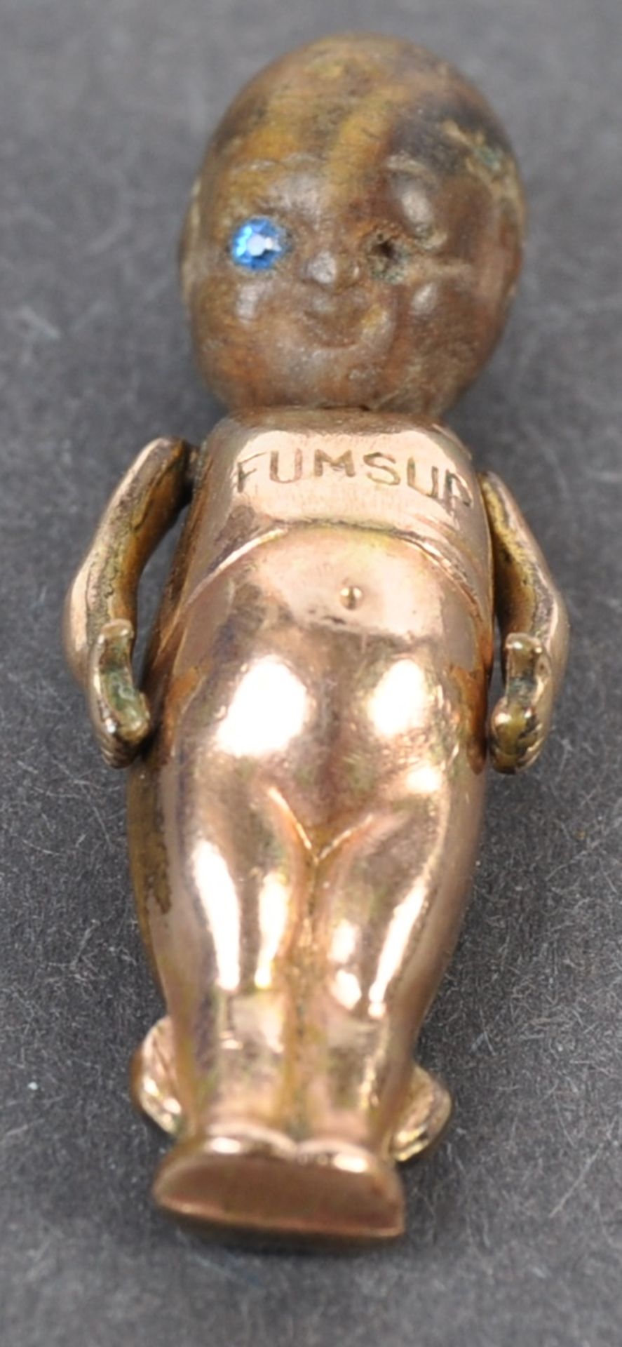 ORIGINAL WWI FIRST WORLD WAR SOLDIERS FUMSUP LUCKY CHARM - Image 2 of 4